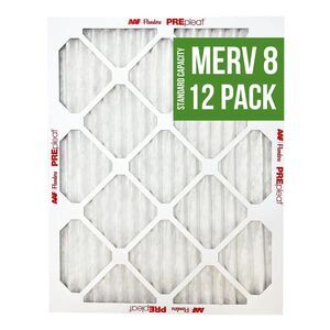 12 Pack AAF Flanders 15x19x1 Pre-Pleat 40 Pleated MERV 8 LPD Air Filter 12 Pack